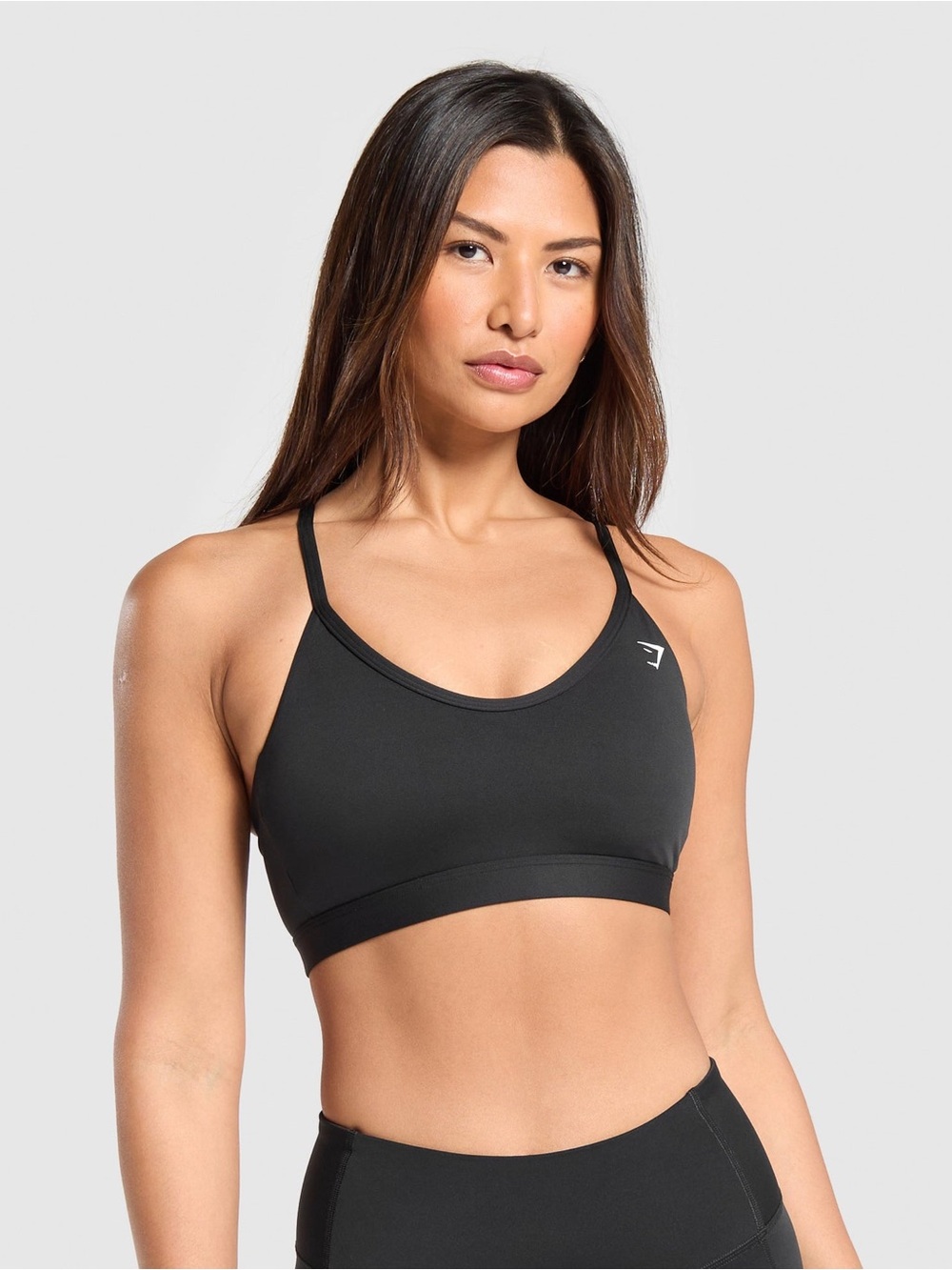 Gymshark V Neck Black Sports Bra